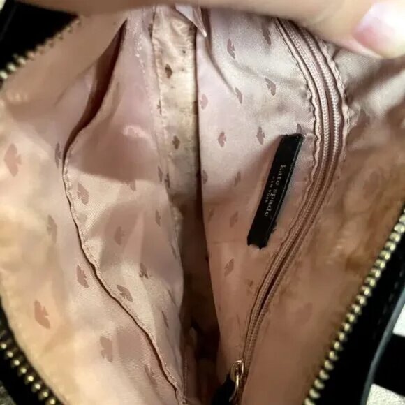 Kate Spade Connie Small Triple Gusset Satchel Top Handle Bag Black Leather EUC - Picture 11 of 14